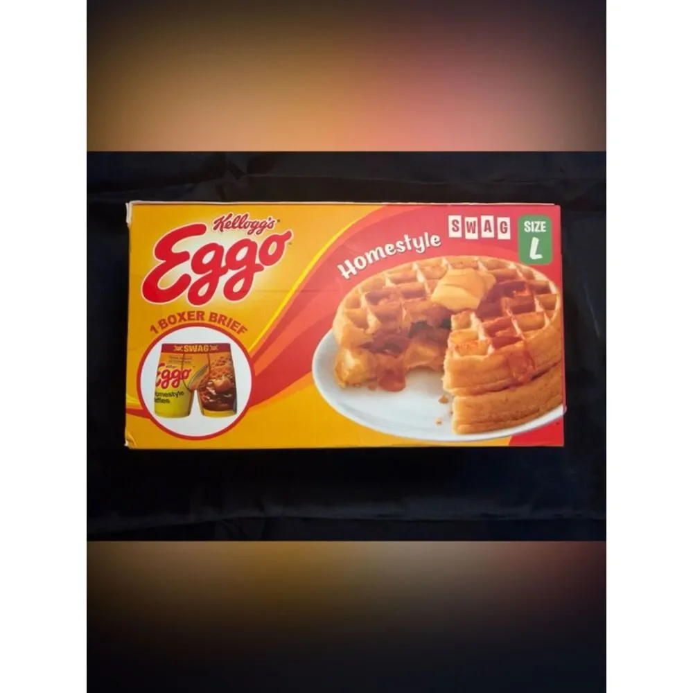 Kellogg’s Eggo Homestyle Waffles Boxer Brief Size Large